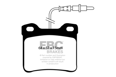 EBC sada brzd PD40K | destičky Ultimax & kotouče Standard PD40K1256