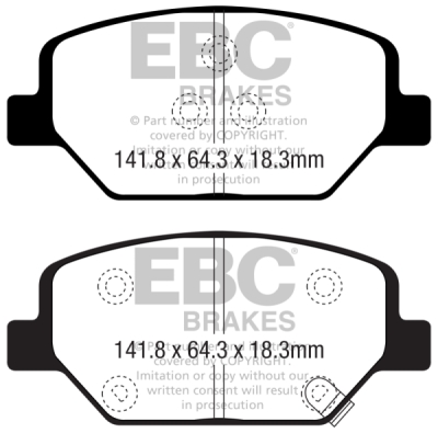 EBC sada brzd PDKF | destičky Ultimax & kotouče Standard přední PDKF2428