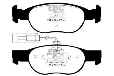 EBC Ultimax | brzdové destičky přední  DP1059/2