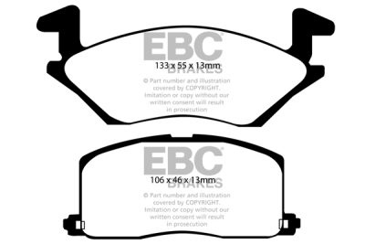 EBC sada brzd PDKF | destičky Ultimax & kotouče Standard přední PDKF2013