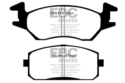 EBC sada brzd PDKF | destičky Ultimax & kotouče Standard přední PDKF2007