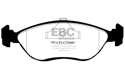 EBC sada brzd PDKF | destičky Ultimax & kotouče Standard přední PDKF2152