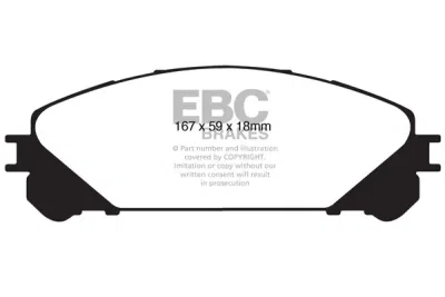 EBC sada brzd PD40K | destičky Ultimax & kotouče Standard PD40K2196