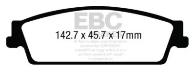 EBC sada brzd PD40K | destičky Ultimax & kotouče Standard PD40K2195