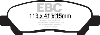 EBC sada brzd PD40K | destičky Ultimax & kotouče Standard PD40K2197
