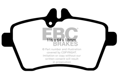 EBC sada brzd PD40K | destičky Ultimax & kotouče Standard PD40K1148