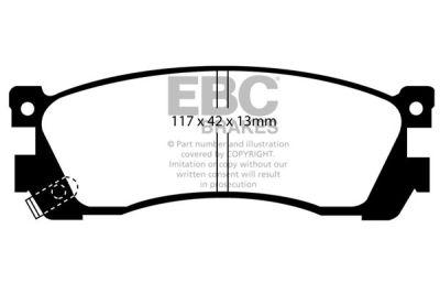 EBC sada brzd PD40K | destičky Ultimax & kotouče Standard PD40K1144