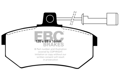 EBC sada brzd PDKF | destičky Ultimax & kotouče Standard přední PDKF111