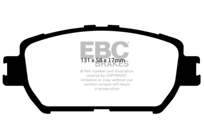 EBC Ultimax | brzdové destičky přední DP1642
