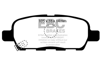 EBC sada brzd PD40K | destičky Ultimax & kotouče Standard PD40K1385