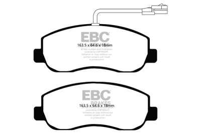 EBC sada brzd PD40K | destičky Ultimax & kotouče Standard PD40K1409