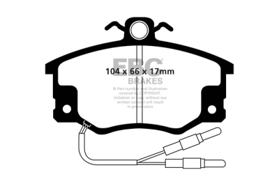 EBC sada brzd PD40K | destičky Ultimax & kotouče Standard PD40K1015