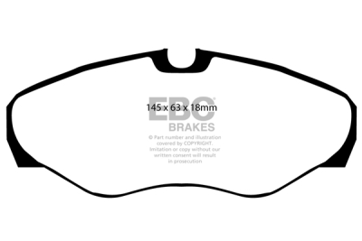 EBC sada brzd PD40K | destičky Ultimax & kotouče Standard PD40K1413