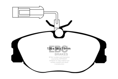 EBC Ultimax | brzdové destičky přední  DP1109