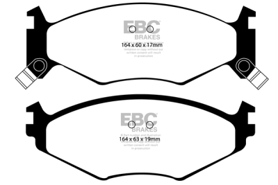 EBC Ultimax | brzdové destičky přední  DP1119
