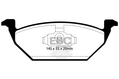 EBC Ultimax | brzdové destičky přední  DP1117