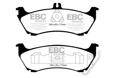 EBC sada brzd PDKR | destičky Ultimax & kotouče Standard zadní PDKR597