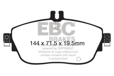 EBC sada brzd PD40K | destičky Ultimax & kotouče Standard PD40K1186