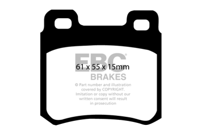 EBC sada brzd PD40K | destičky Ultimax & kotouče Standard PD40K1196
