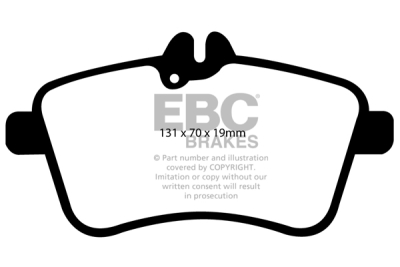 EBC sada brzd PD40K | destičky Ultimax & kotouče Standard PD40K1150