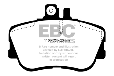 EBC sada brzd PD40K | destičky Ultimax & kotouče Standard PD40K1155