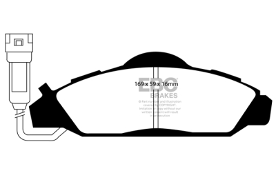 EBC Ultimax | brzdové destičky přední  DP1126