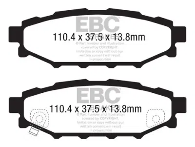 EBC sada brzd PD40K | destičky Ultimax & kotouče Standard PD40K1779