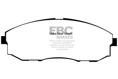 EBC Ultimax | brzdové destičky přední  DP1281