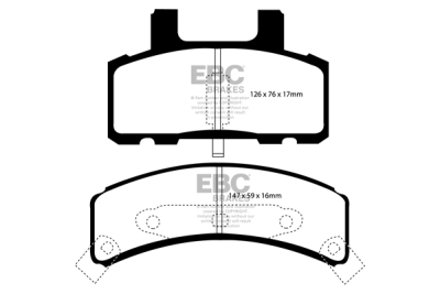 EBC sada brzd PDKF | destičky Ultimax & kotouče Standard přední PDKF608