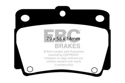 EBC sada brzd PD40K | destičky Ultimax & kotouče Standard PD40K1301