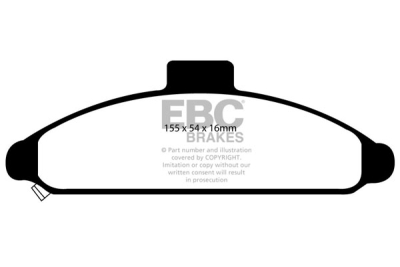 EBC sada brzd PDKF | destičky Ultimax & kotouče Standard přední PDKF955