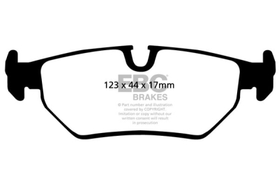 EBC Ultimax | brzdové destičky zadní DP690/2