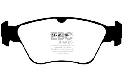 EBC sada brzd PD40K | destičky Ultimax & kotouče Standard PD40K1163