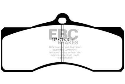 EBC Ultimax | brzdové destičky přední  DP1155