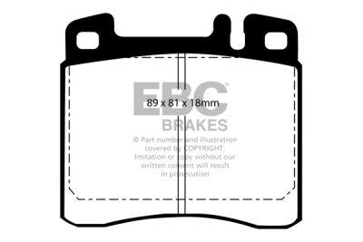 EBC sada brzd PD40K | destičky Ultimax & kotouče Standard PD40K1280