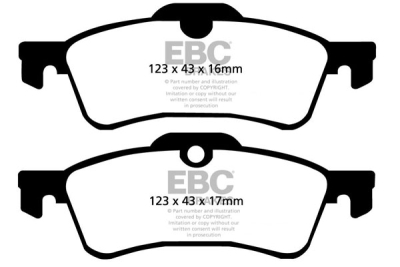EBC sada brzd PD40K | destičky Ultimax & kotouče Standard PD40K1288