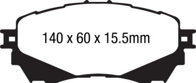 EBC sada brzd PDKF | destičky Ultimax & kotouče Standard přední PDKF2461