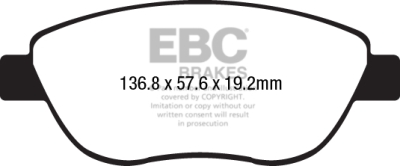 EBC sada brzd PDKF | destičky Ultimax & kotouče Standard přední PDKF2350