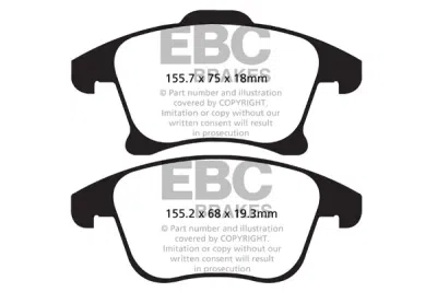 EBC sada brzd PDKF | destičky Ultimax & kotouče Standard přední PDKF2339