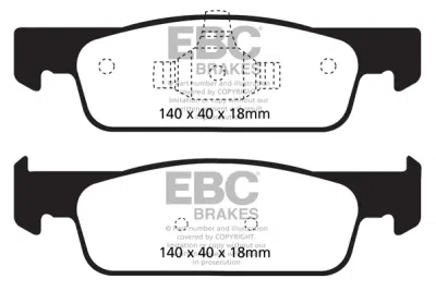 EBC sada brzd PDKF | destičky Ultimax & kotouče Standard přední PDKF2329
