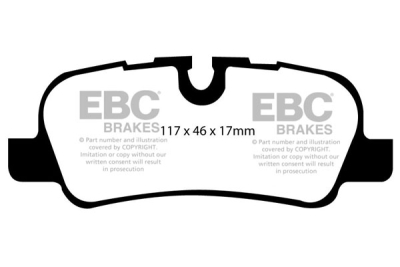 EBC sada brzd PDKR | destičky Ultimax & kotouče Standard zadní PDKR497