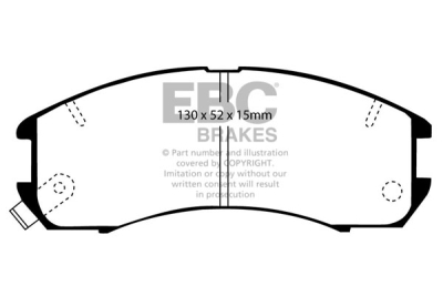 EBC sada brzd PD40K | destičky Ultimax & kotouče Standard PD40K1125