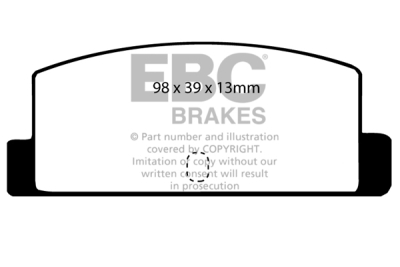 EBC sada brzd PD40K | destičky Ultimax & kotouče Standard PD40K1137
