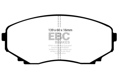 EBC sada brzd PD40K | destičky Ultimax & kotouče Standard PD40K1129