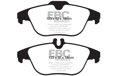EBC sada brzd PDKR | destičky Ultimax & kotouče Standard zadní PDKR575
