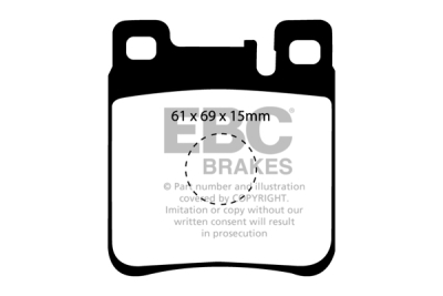 EBC sada brzd PDKR | destičky Ultimax & kotouče Standard zadní PDKR588