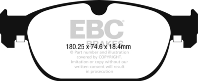 EBC sada brzd PDKF | destičky Ultimax & kotouče Standard přední PDKF2383