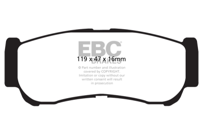 EBC sada brzd PDKR | destičky Ultimax & kotouče Standard zadní PDKR430