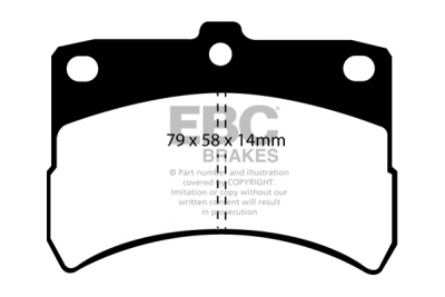 EBC sada brzd PDKF | destičky Ultimax & kotouče Standard přední PDKF575