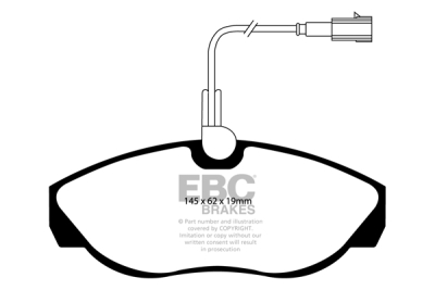 EBC sada brzd PDKF | destičky Ultimax & kotouče Standard přední PDKF518